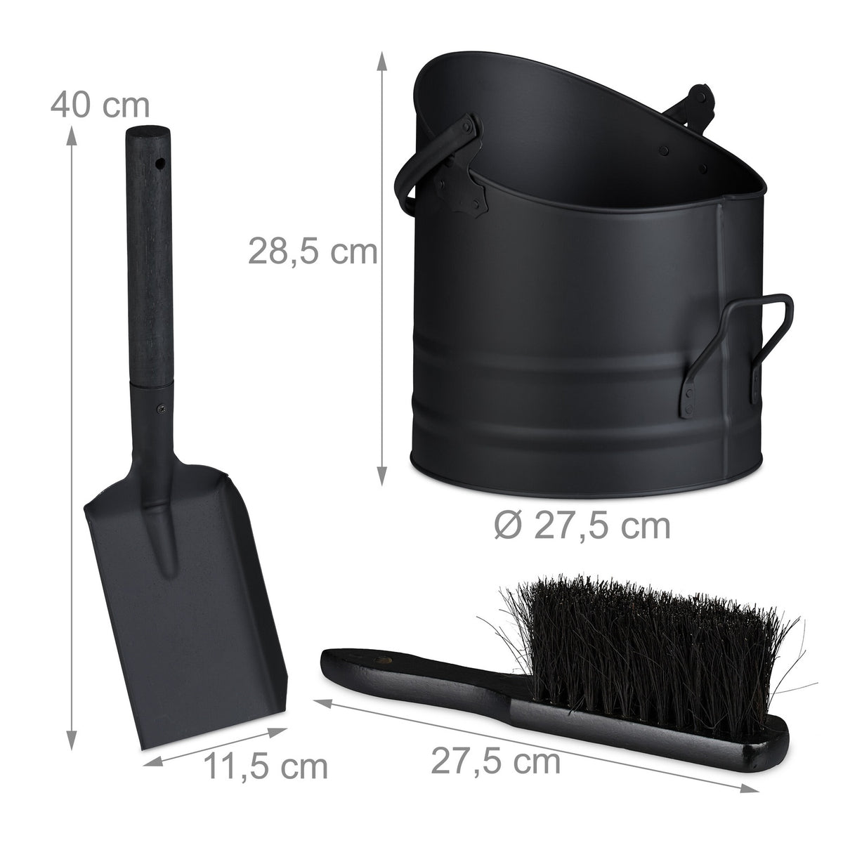 Ashtray with accessories 9.5 l