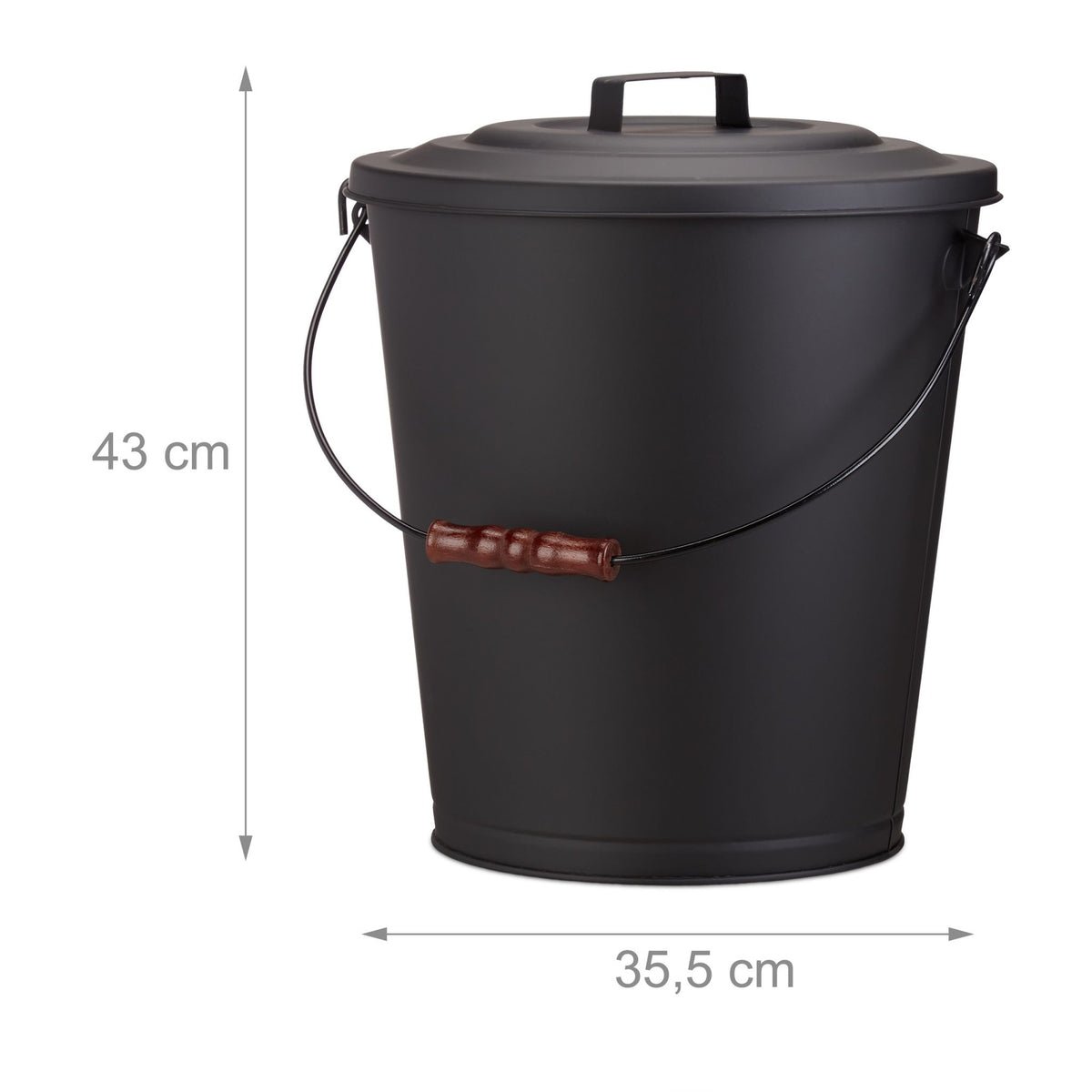 Ashtray with lid 24 l
