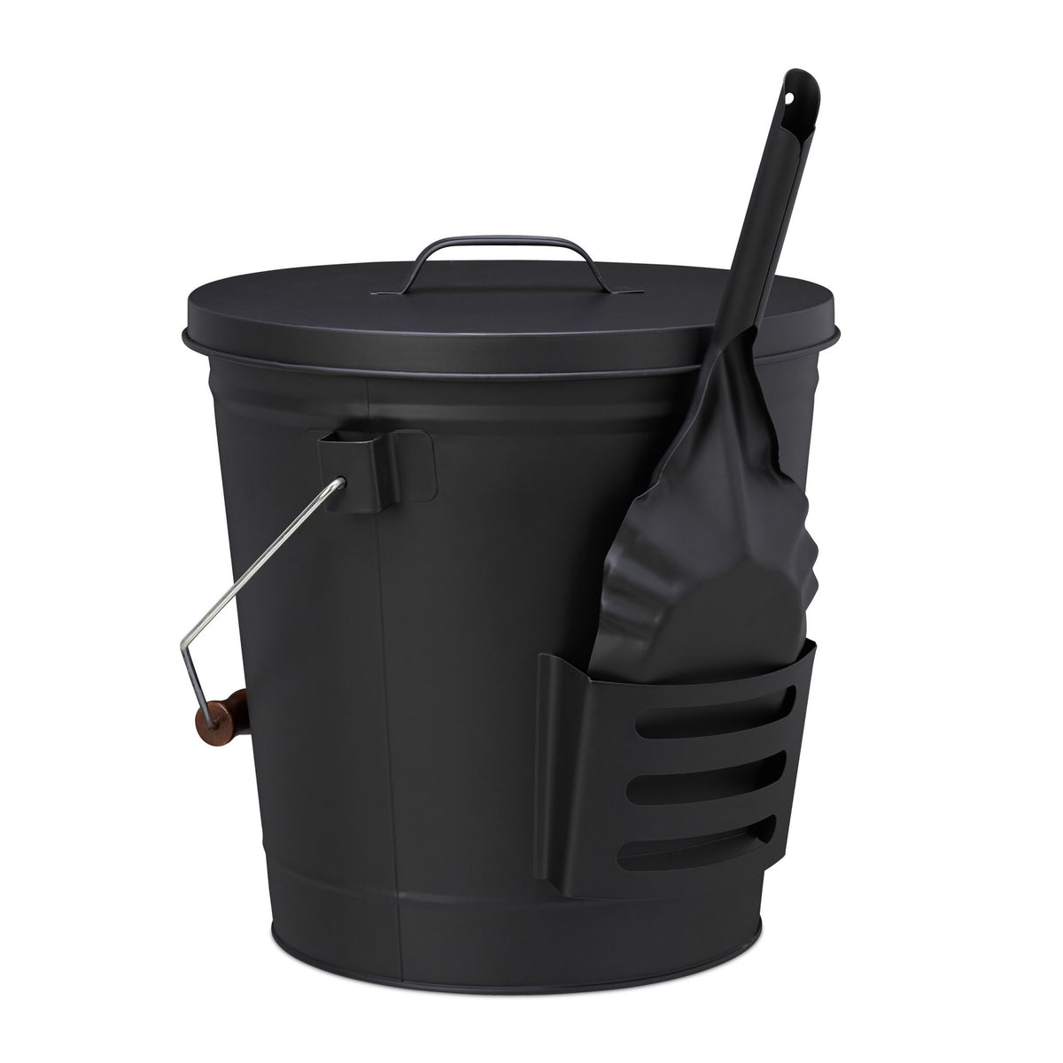 Ashtray with lid and shovel