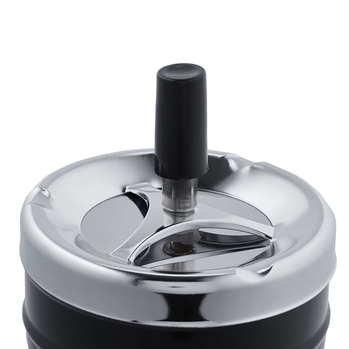 Ashtray with rotating lid
