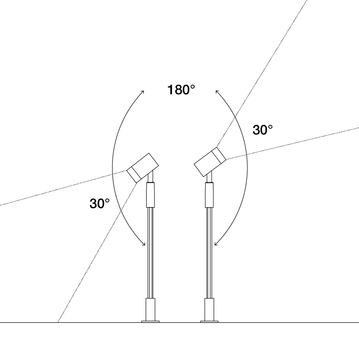 Astro Spotlight adjustable 180°