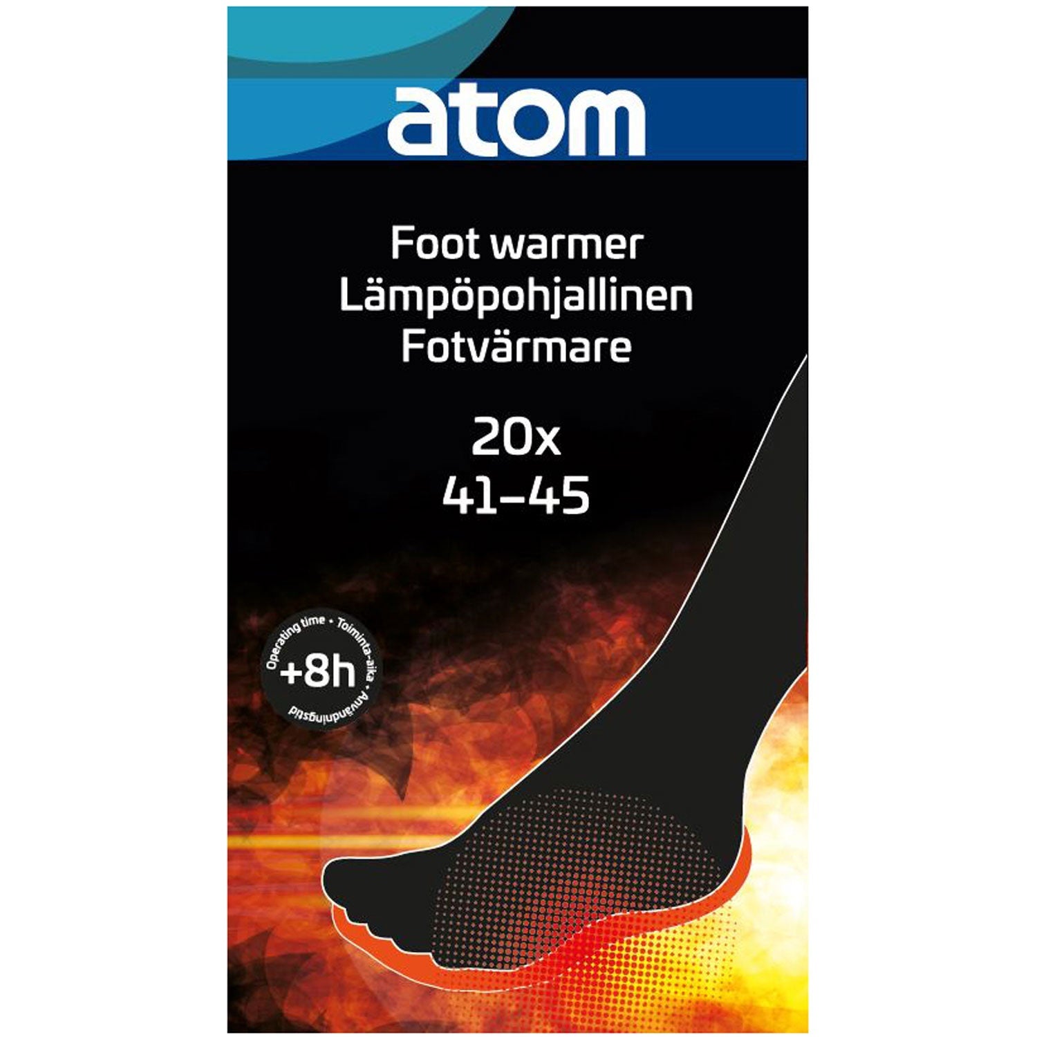 Atom Thermal insole size 41–45 20 pcs.