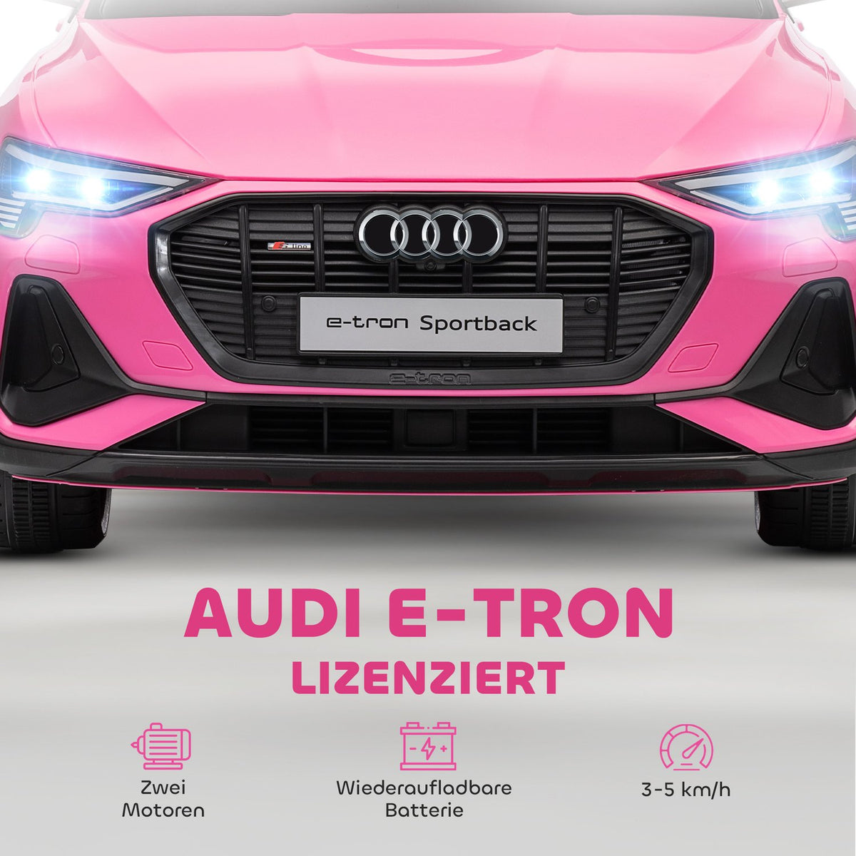 Audi E-tron Kids Electric Car, 12V, Remote Control