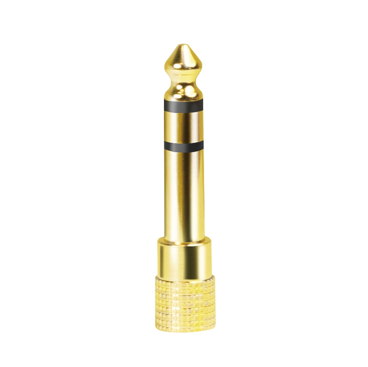 Audio Adapter 6.35mm Male to 3.5mm Female, Gold-Plated