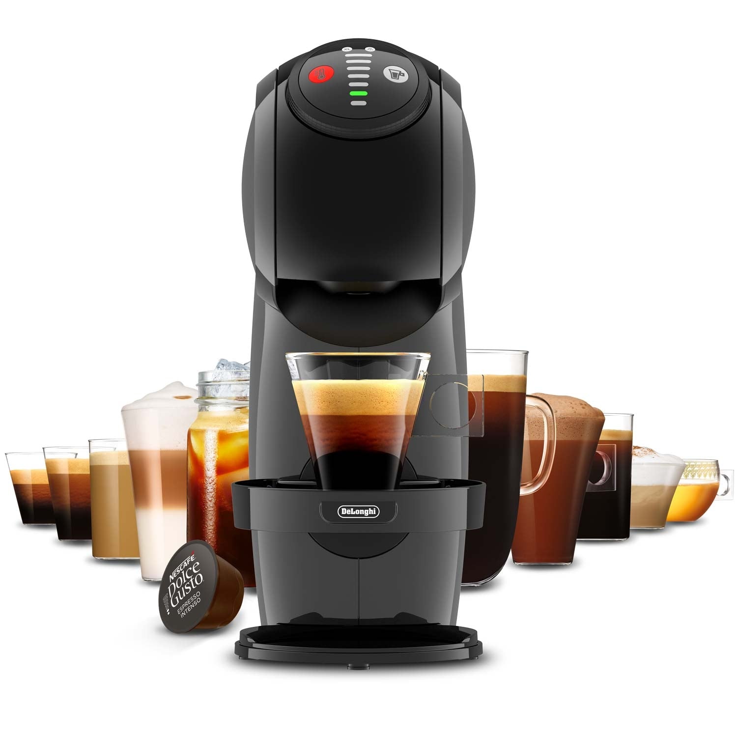 Automatic Capsule Coffee Machine, Compact Design