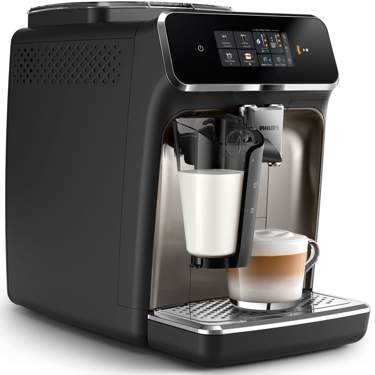 Automatic Espresso Machine with LatteGo Milk System, 4 Drinks