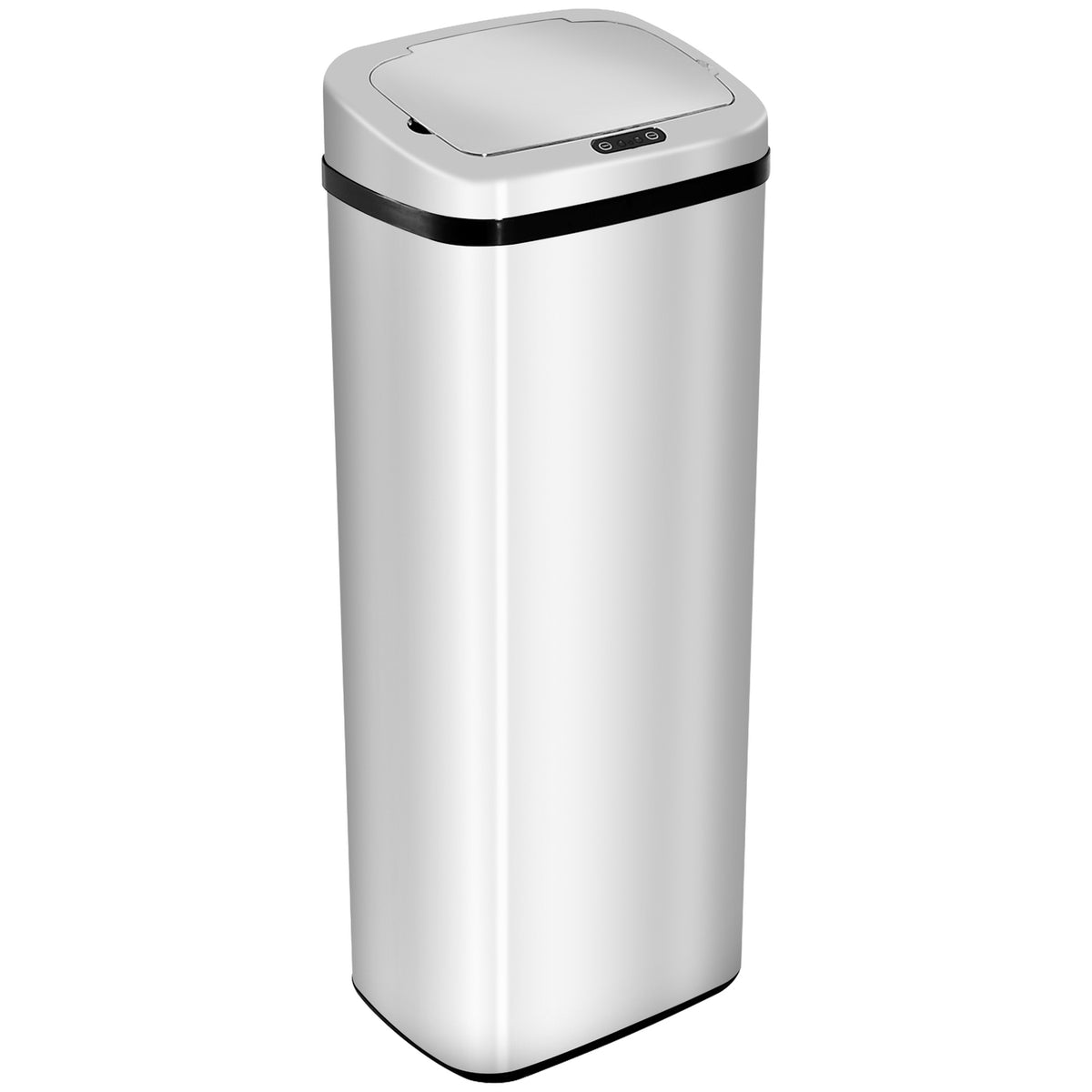 Automatic Rubbish Bin With Sensor Kitchen Stainless Steel 50/68L Silver (50L)