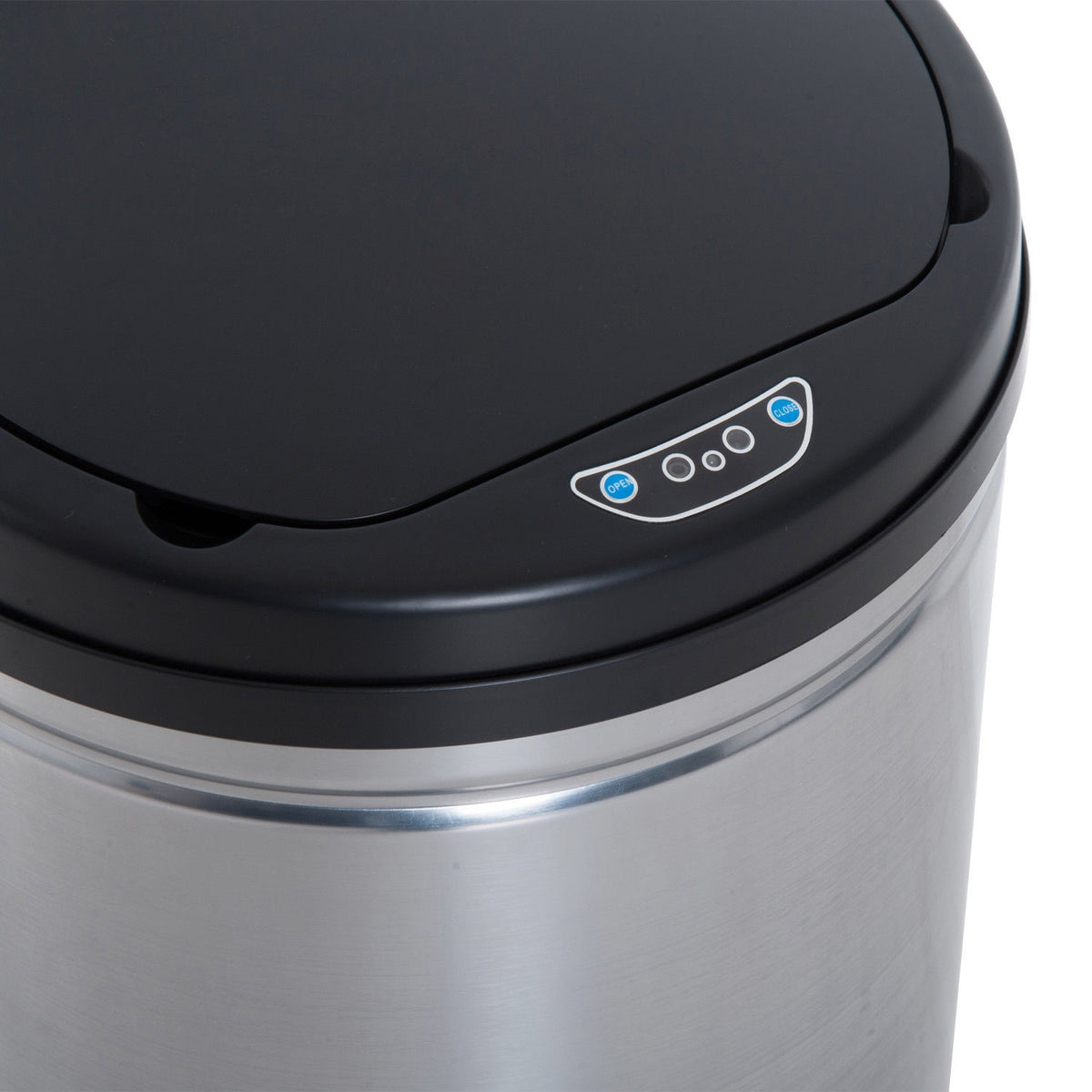 Automatic Sensor Rubbish Bin Ir Sensor, Round, 30L, Optional Inner Bin, Stainless Steel