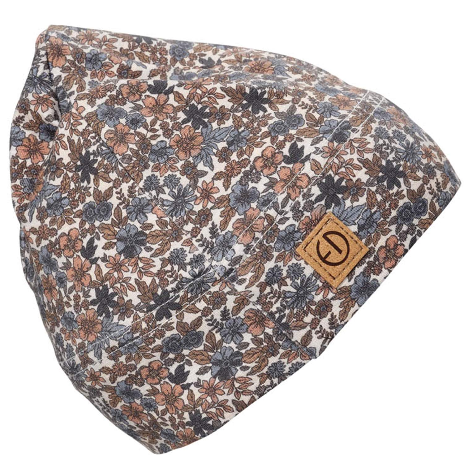 Autumn Baby Beanie, Blue, 0-6 Months