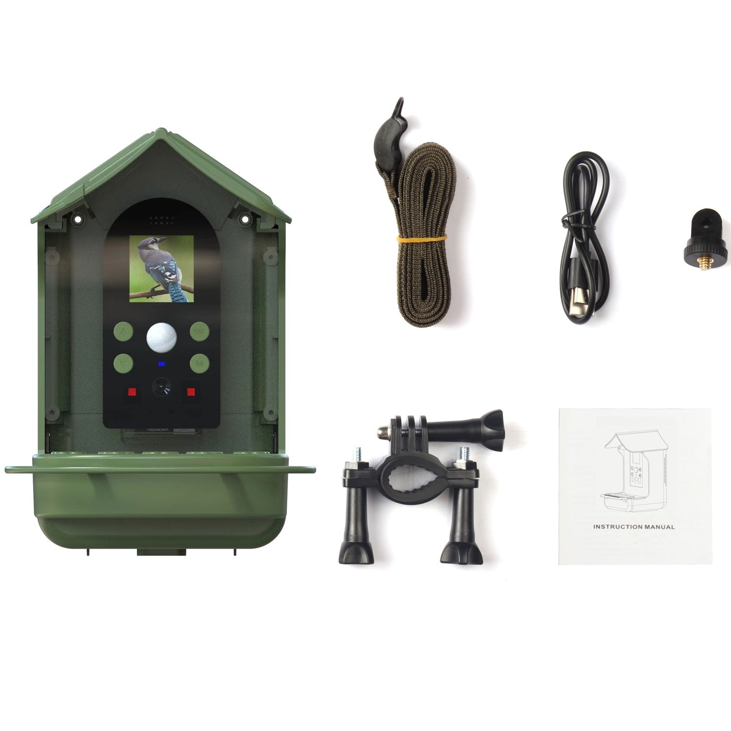 BFC-1200 Smart bird feeder with camera and solar cells