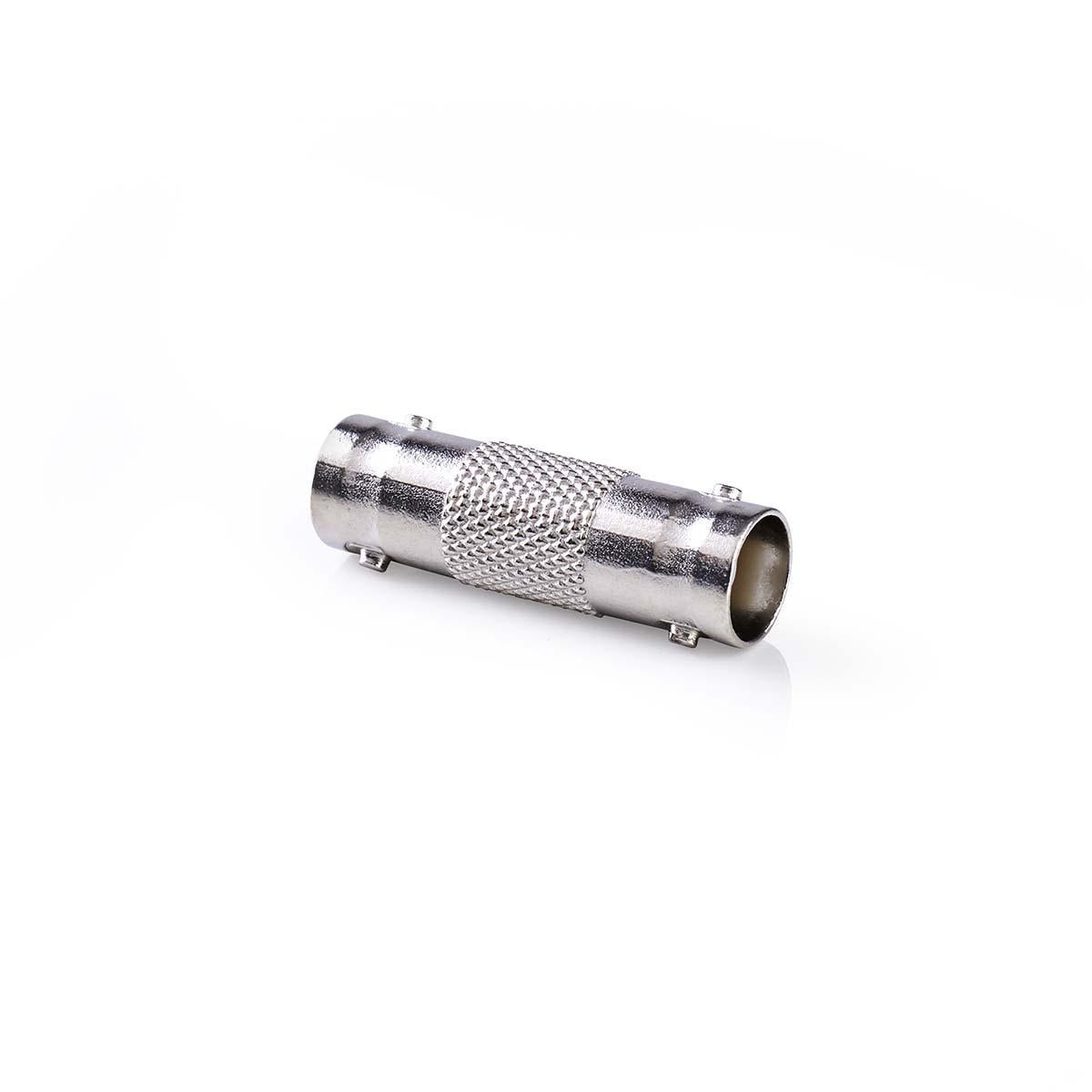 BNC Adapter | BNC Female | BNC Female | Nickel Plated | 50 Ohm | Straight | Metal | Silver | 10 pieces. | Envelope
