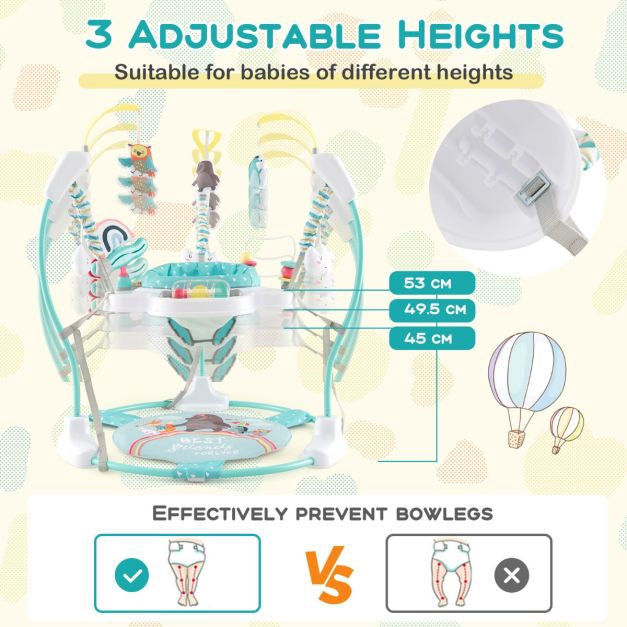 Baby Activity Center, 3 Height, 360 Seat, Music Lights