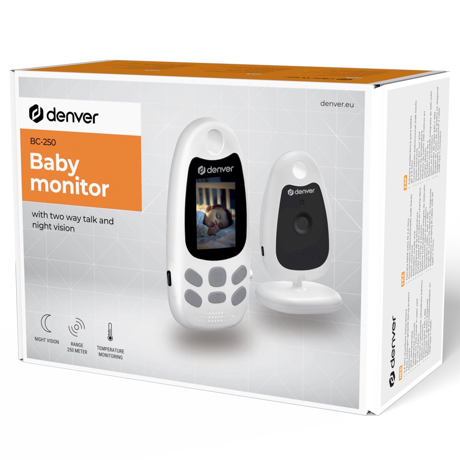 Baby camera with monitor