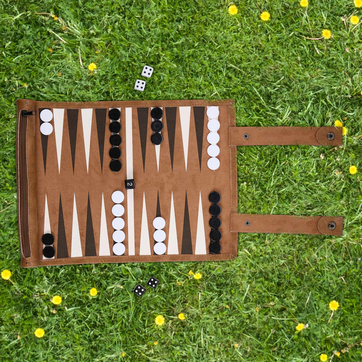 Backgammon to roll up