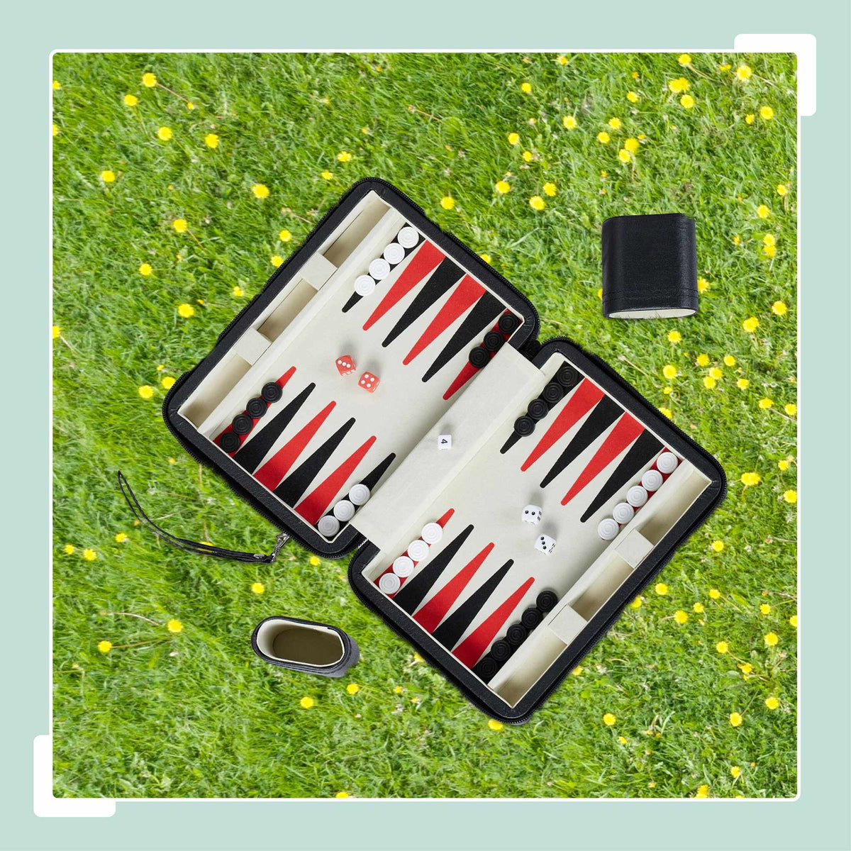 Backgammon travel game