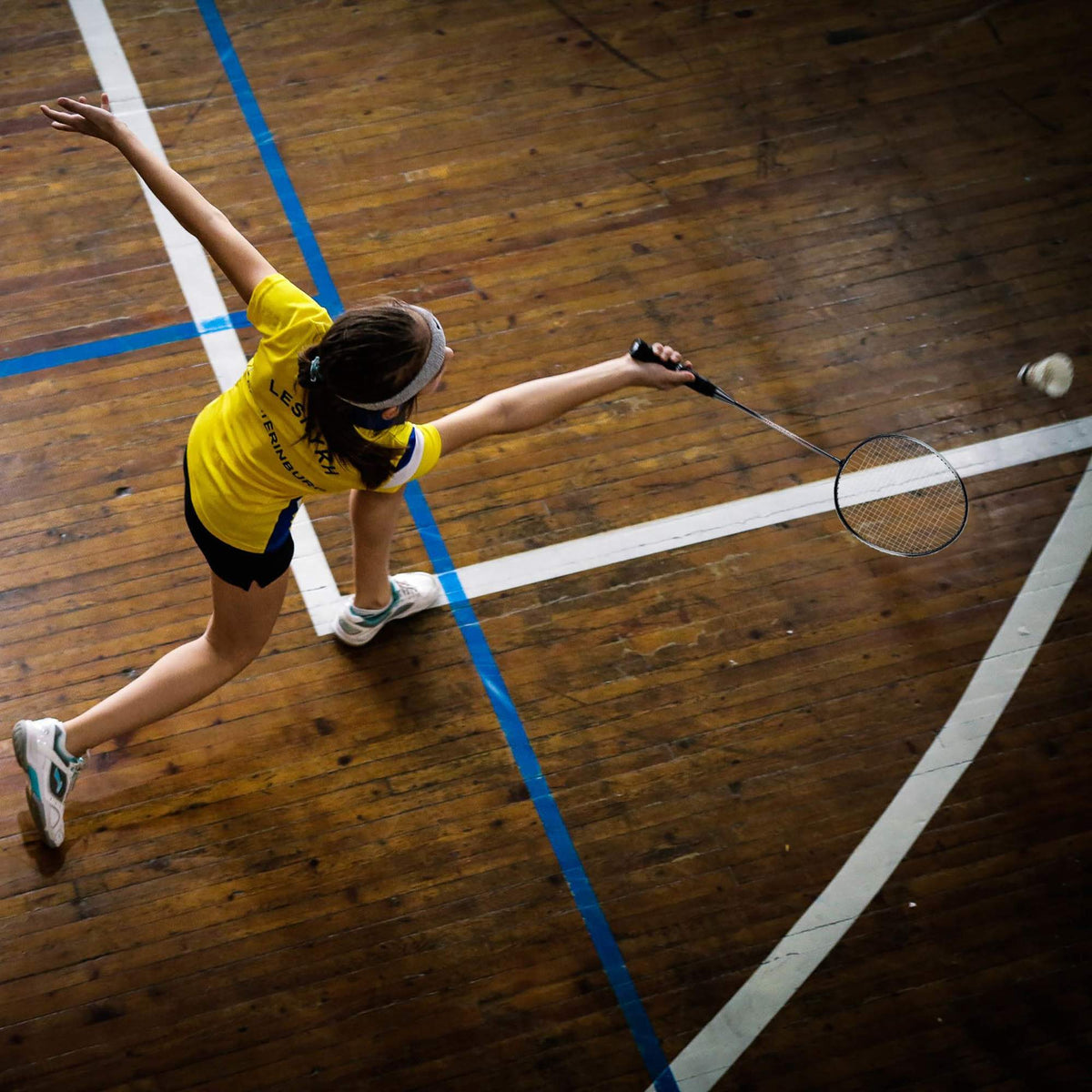 Badminton set with bag