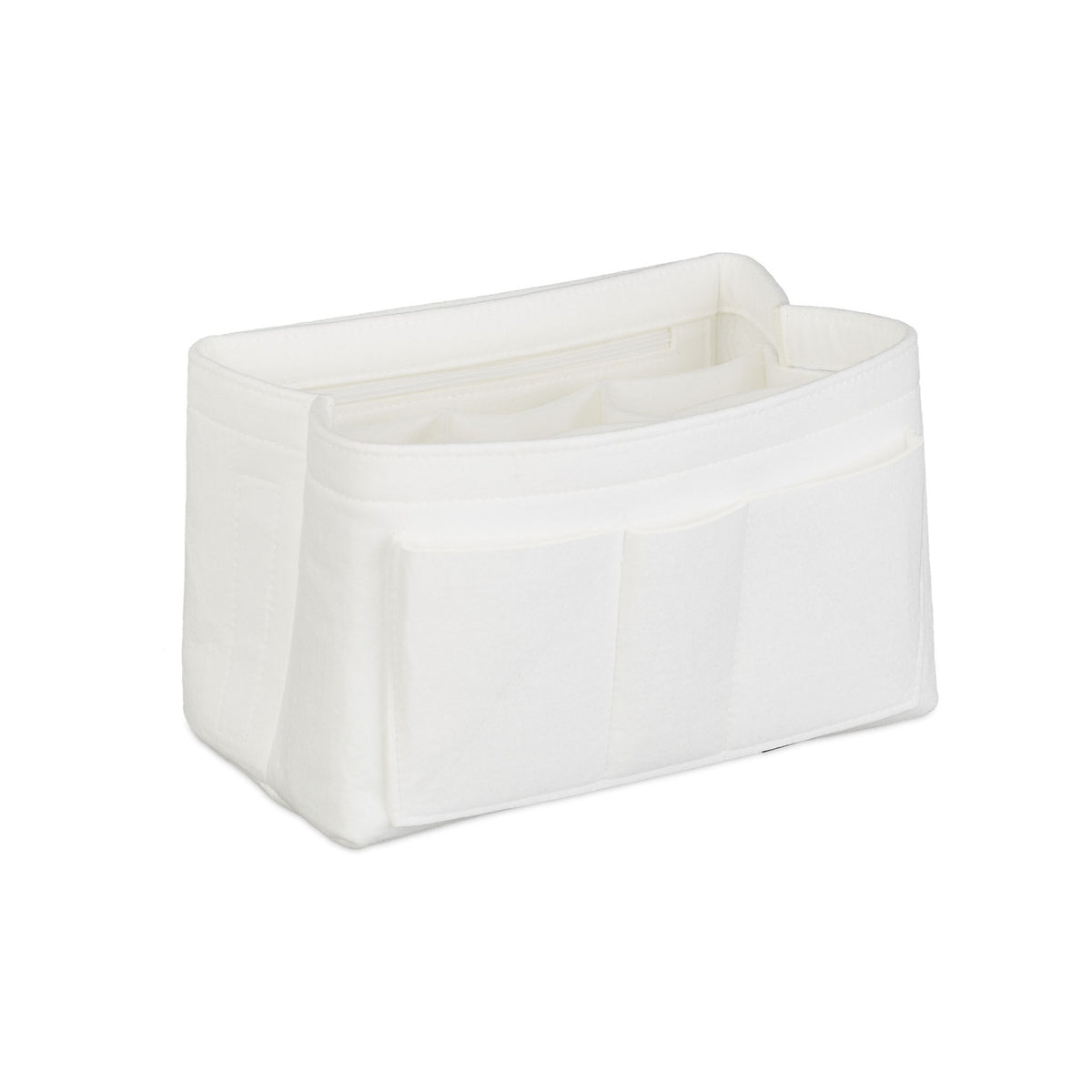Bag Organizer Purse Felt White