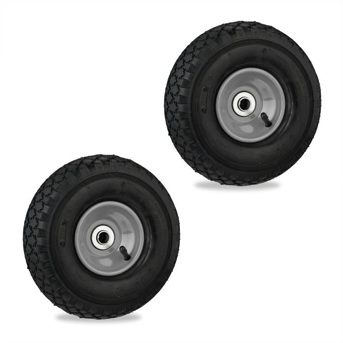 Bag loader wheels 2-pack with pneumatic tires