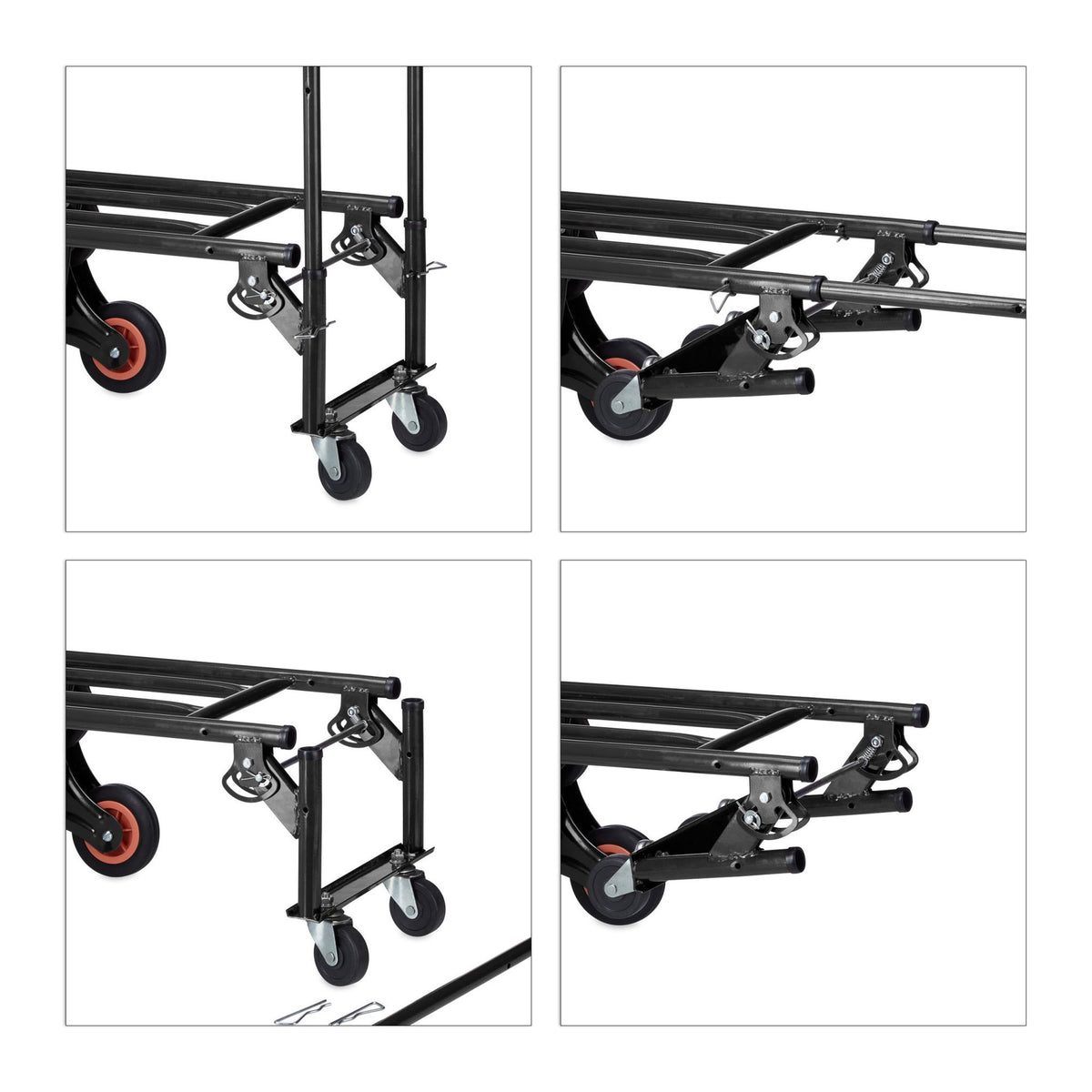 Bag truck stair climber black