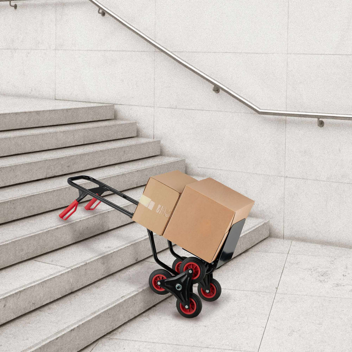 Bag truck stair climber black