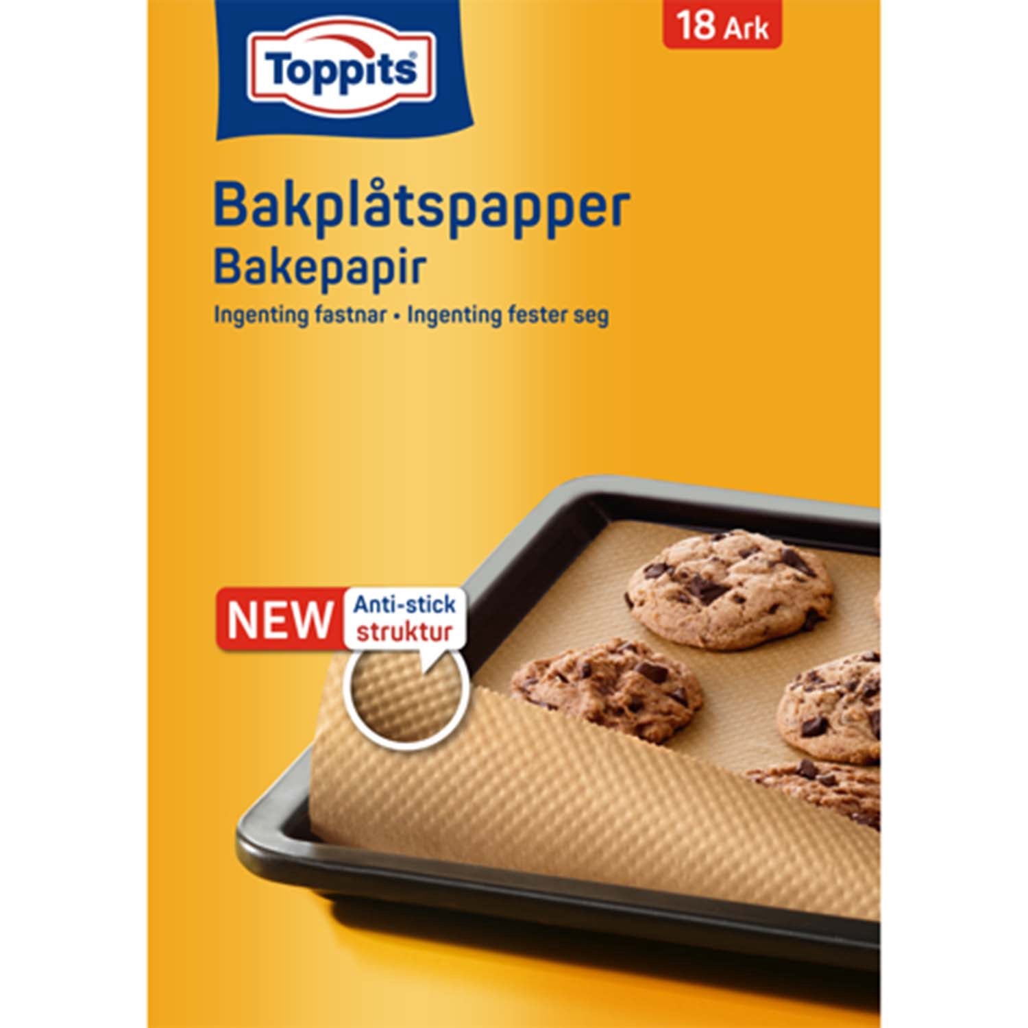 Baking Parchment Paper, 33x42cm, 18 Sheets, FSC Certified