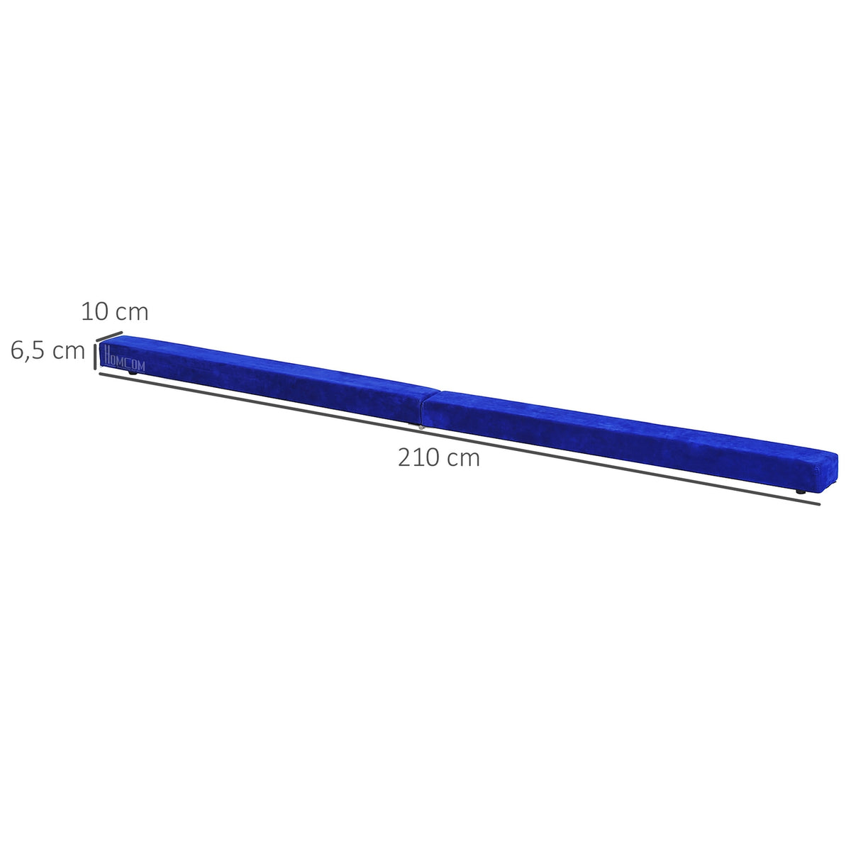 Balance Beam Gymnastics Beam Indoor/Outdoor, Foldable, Balance Beam, Up To 120 Kg, Blue, 210 Cm