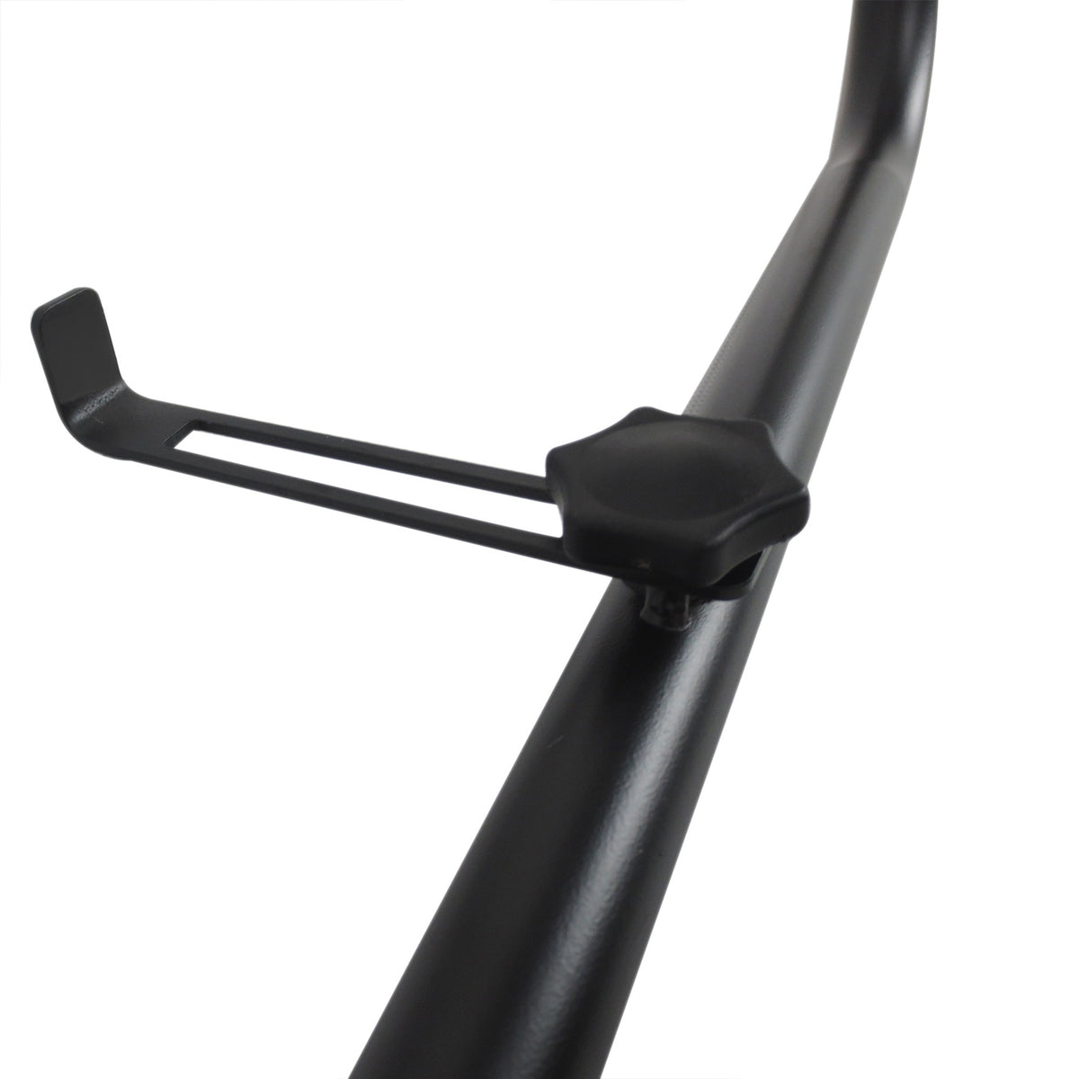 Balcony Hanging Table Height Adjustable Square Metal Black L60Xw56.5Xh45Cm