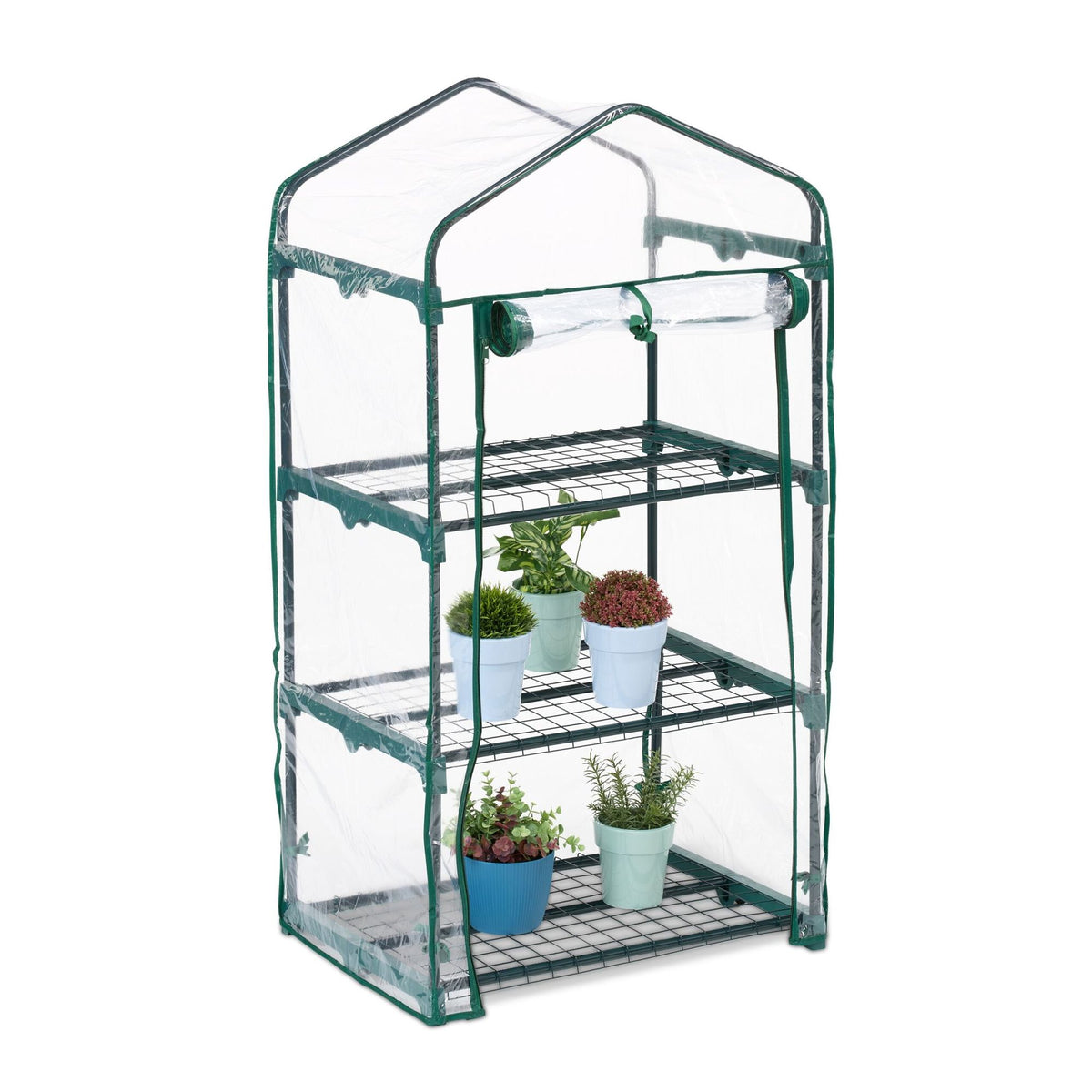 Balcony greenhouse with PVC film