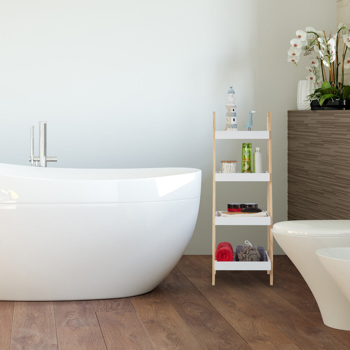 Bamboo Bathroom Caddy