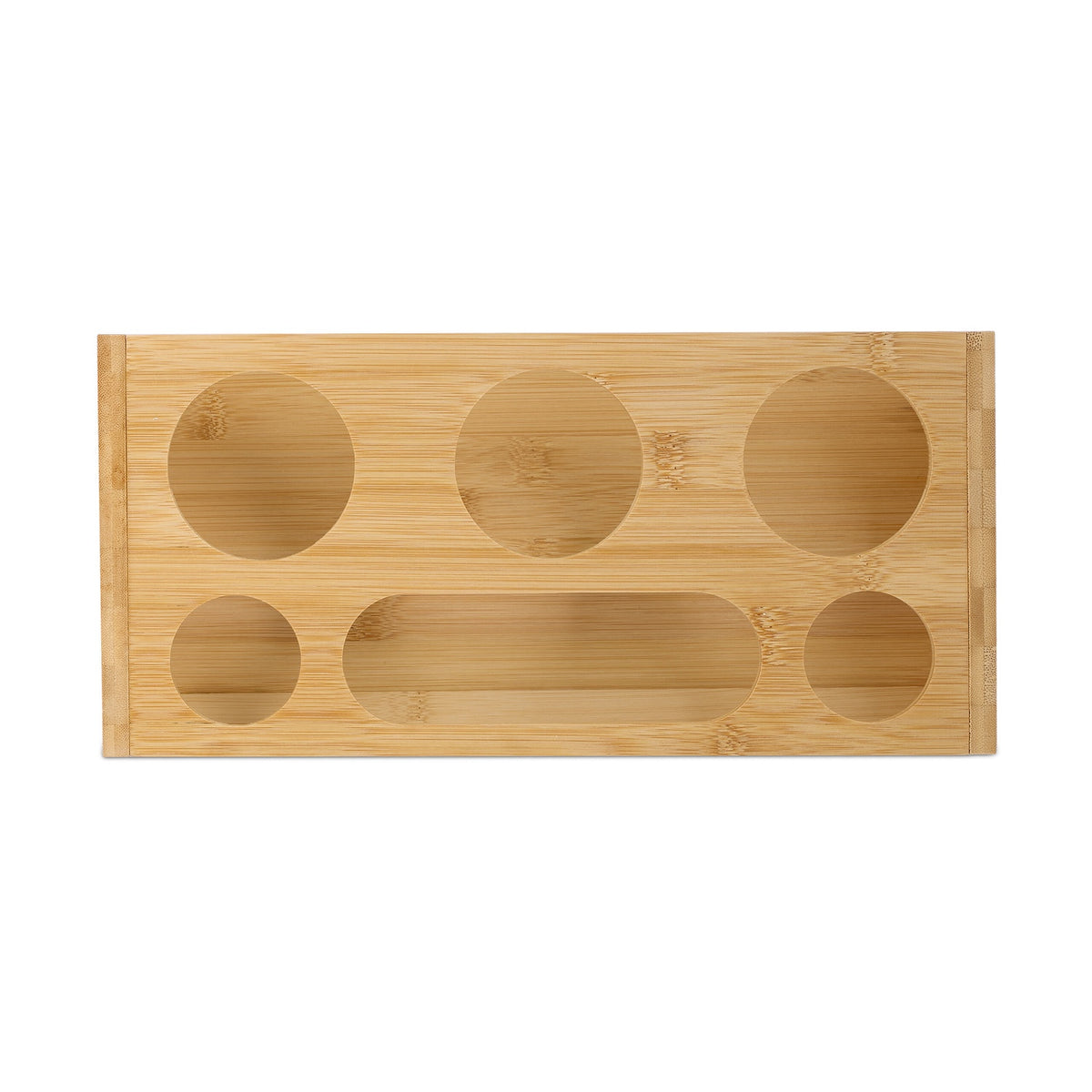 Bamboo Bottle Drying Rack for 3 Bottles
