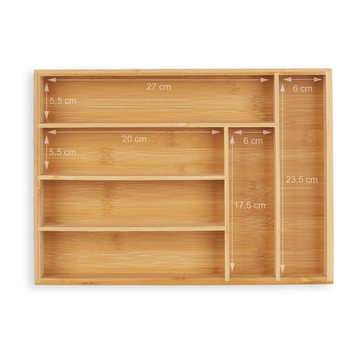 Bamboo Cutlery Tray 25.5 x 35.5 cm