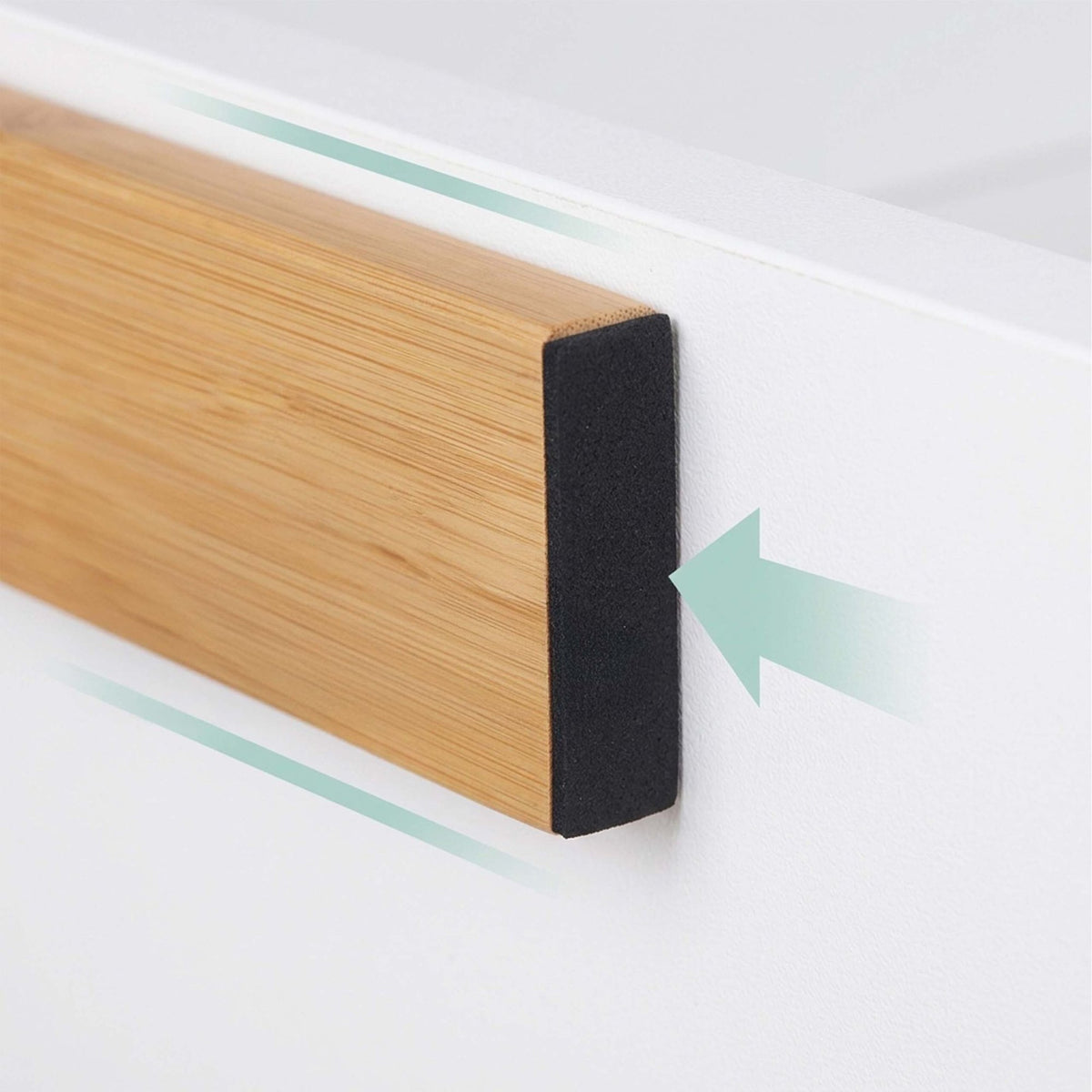 Bamboo Drawer Dividers, 4-Pack, Spring-Loaded Non-Slip