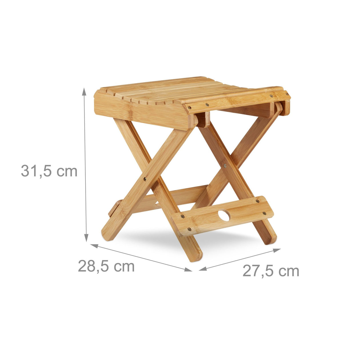 Bamboo Folding Footstool