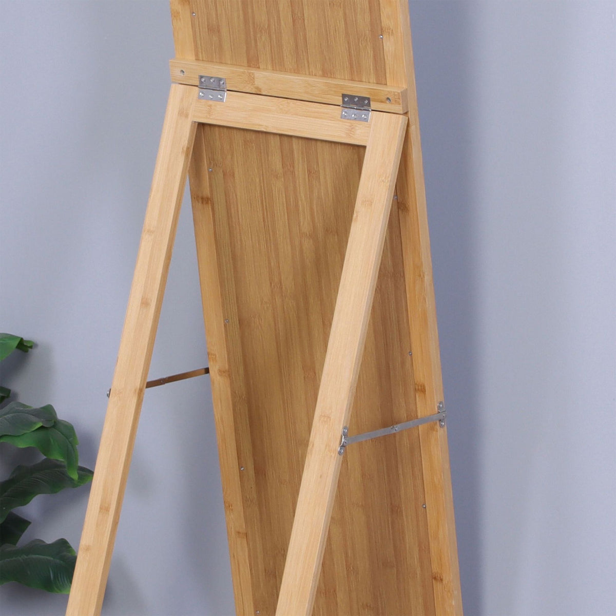 Bamboo Framed Full-Length Mirror – Wall & Floor Use