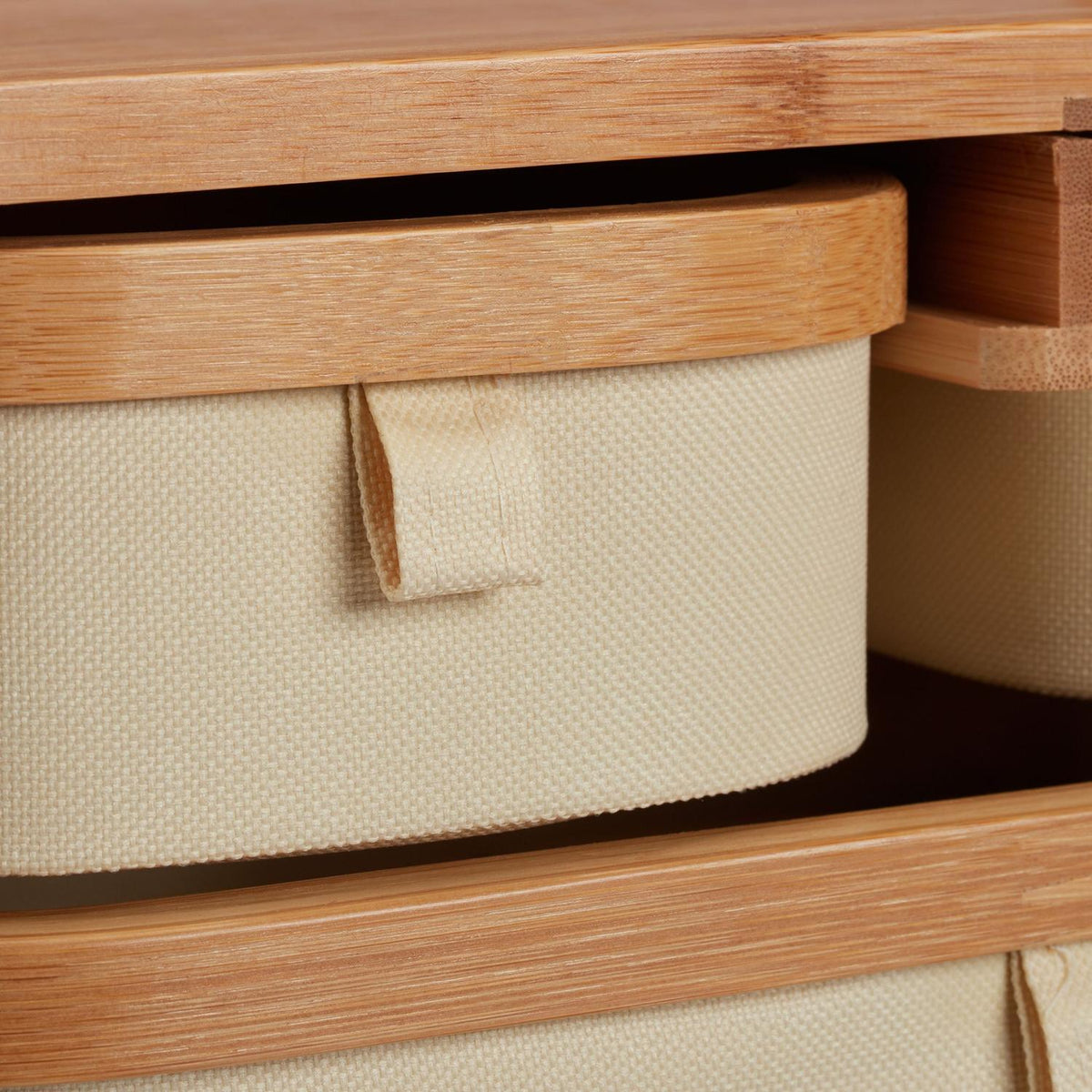 Bamboo Mini Chest of Drawers – 3-Drawer Storage Organizer