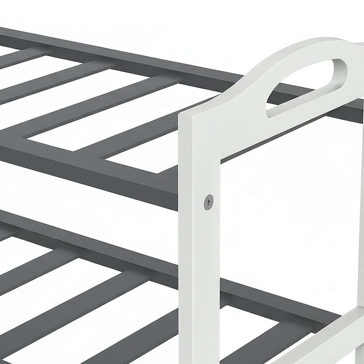 Bamboo Shoe Rack, 3 Tiers, Holds 9 Pairs