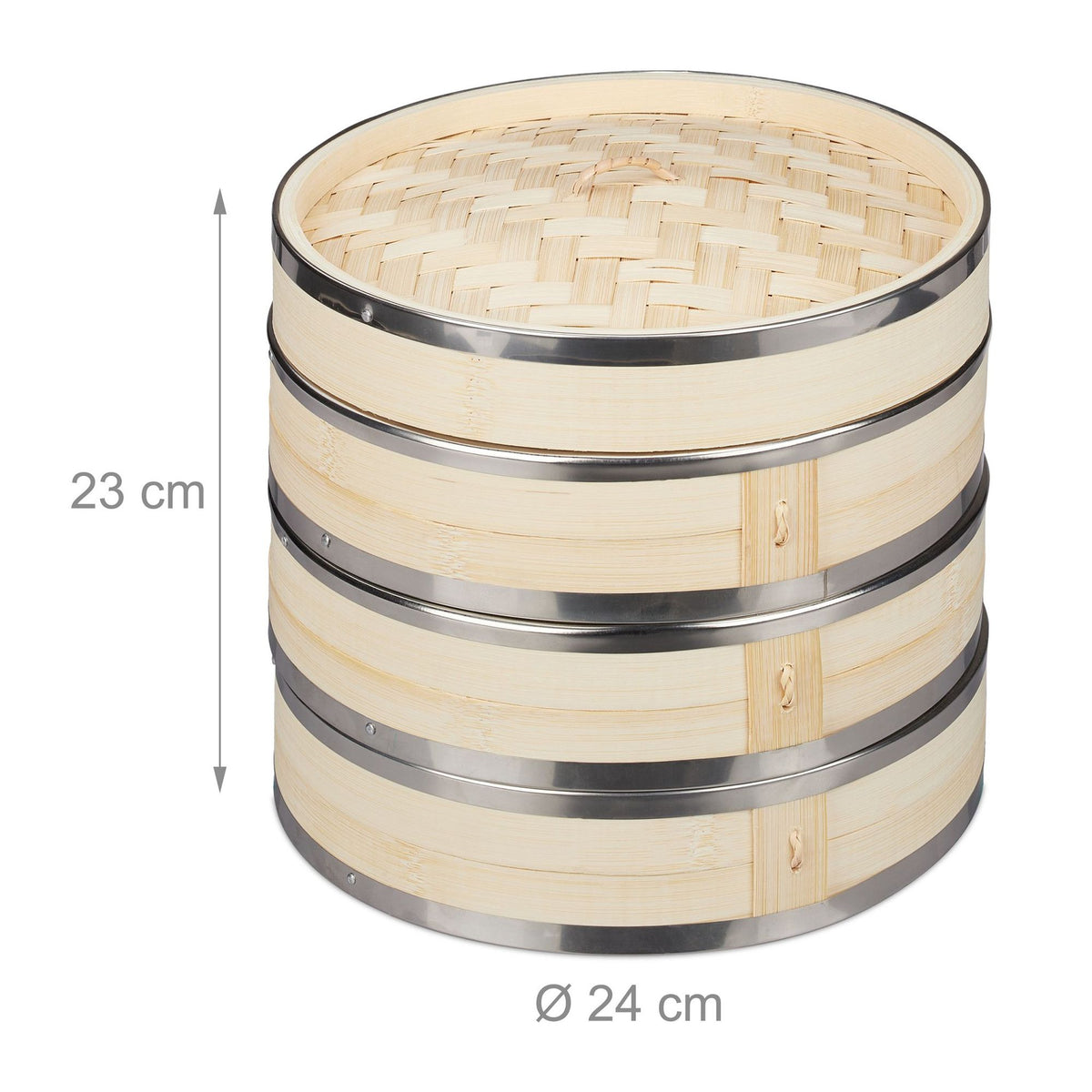 Bamboo Steamer 3 Tier