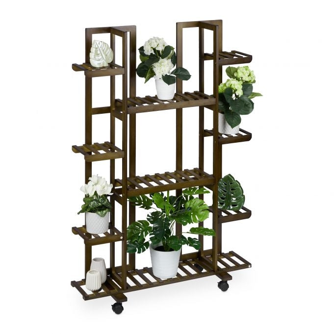 Bamboo flower shelf