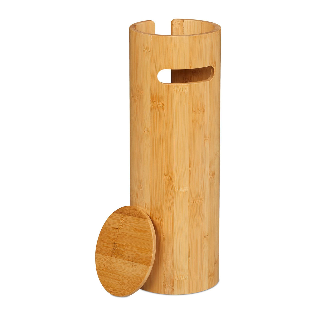 Bamboo for toilet roll storage