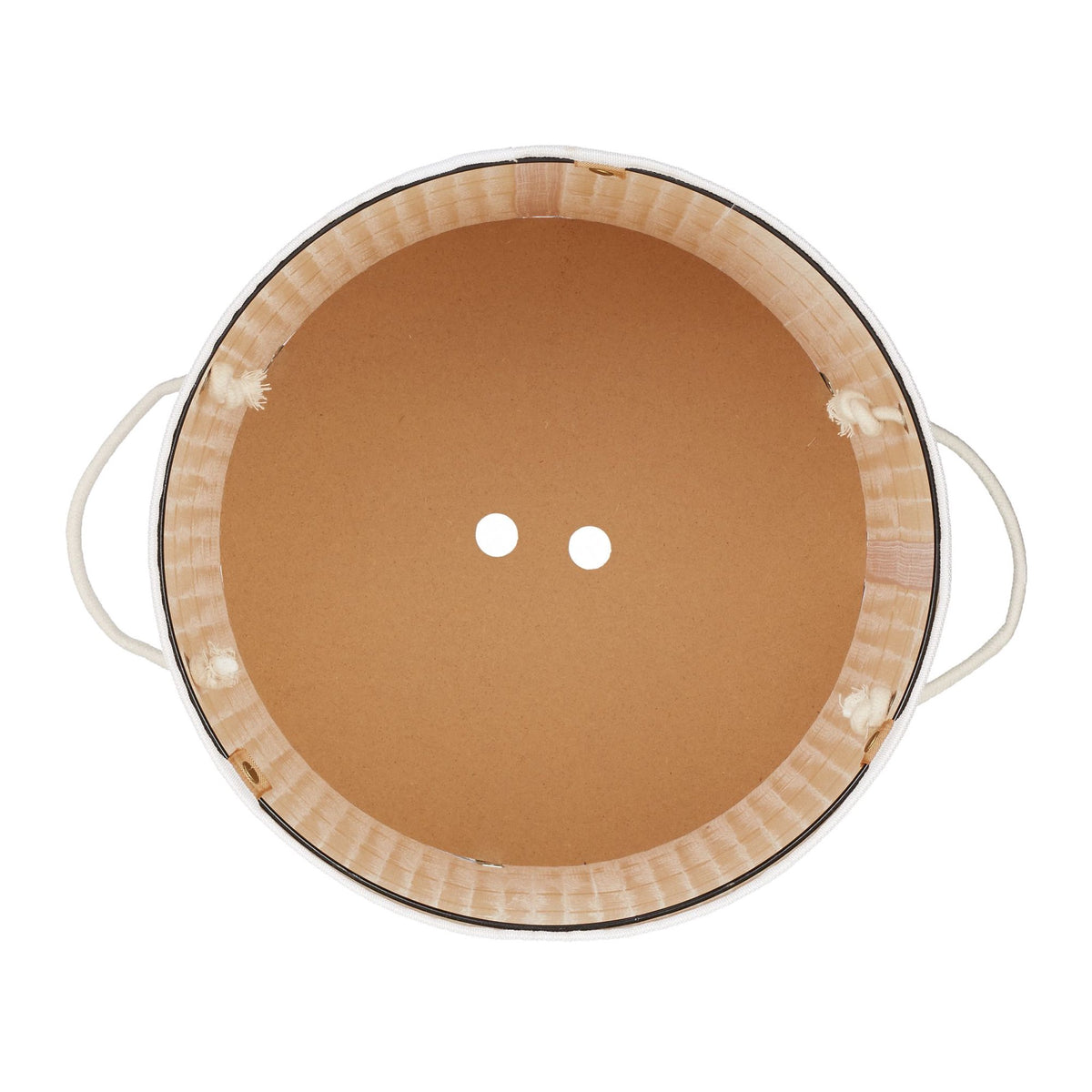 Bamboo laundry basket with lid