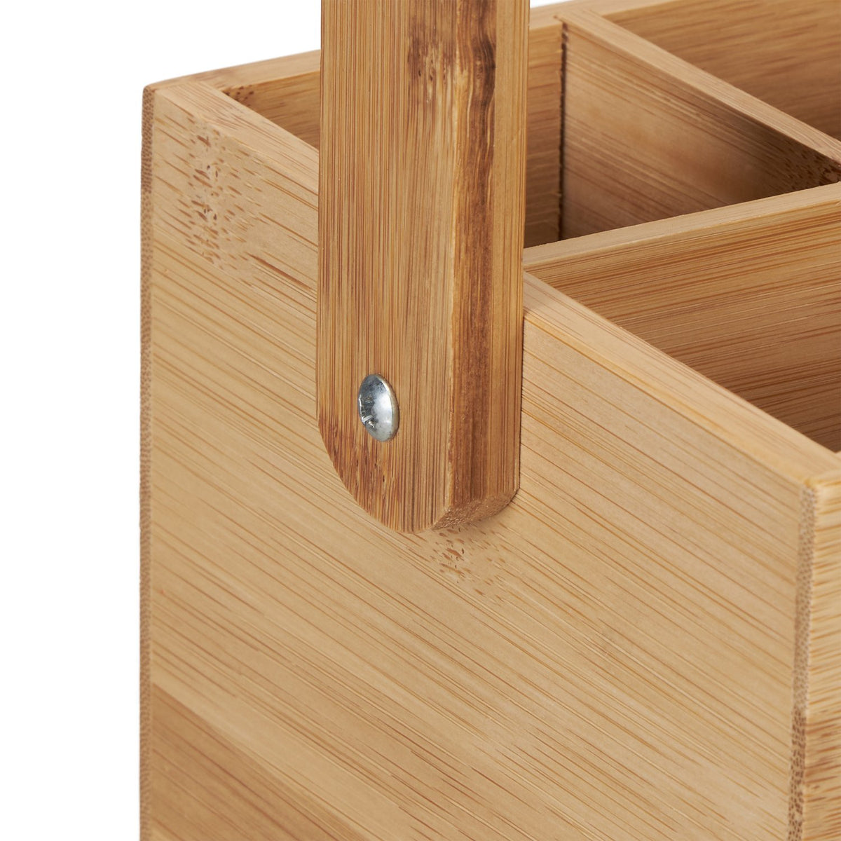 Bamboo organizer with handle