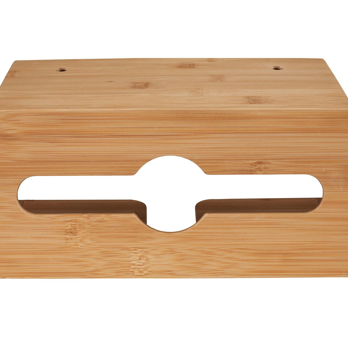 Bamboo paper towel dispenser