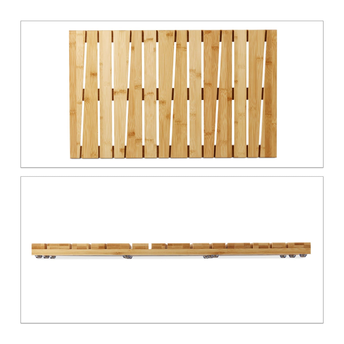 Bamboo rug for bathroom