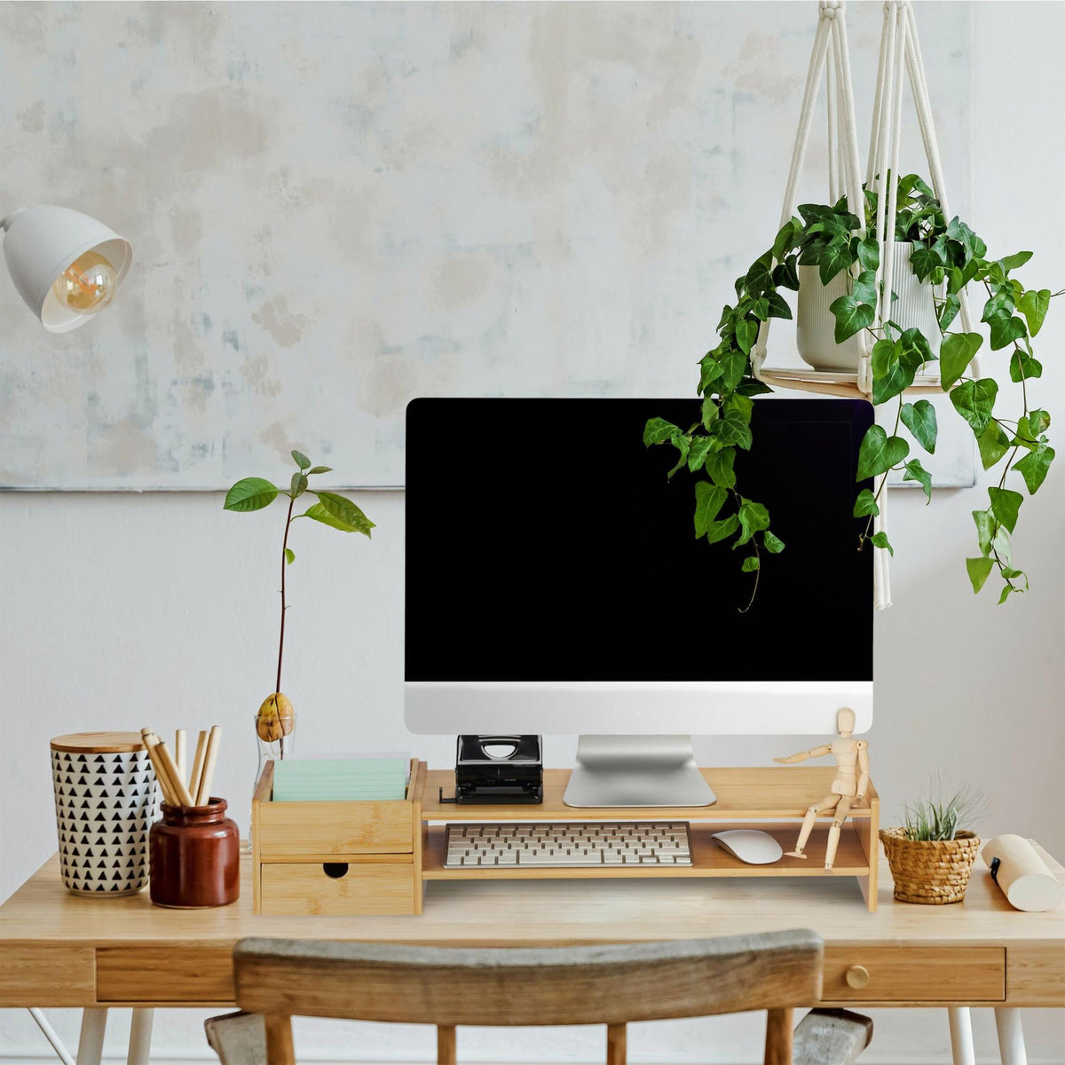 Bamboo screen stand