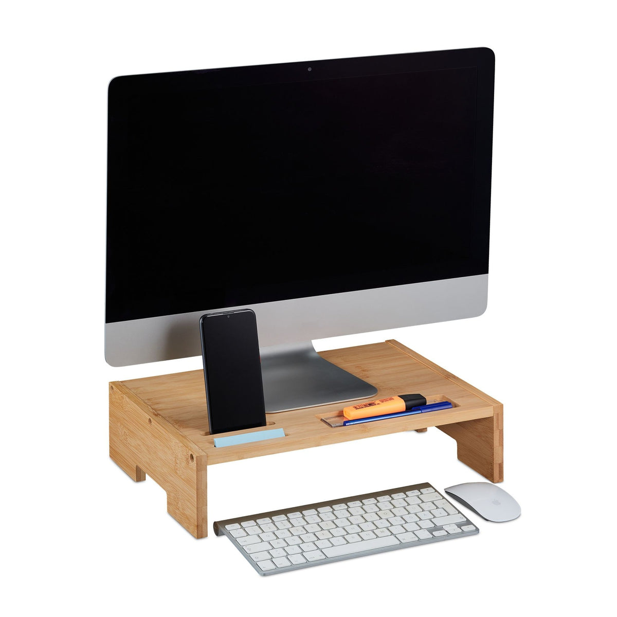 Bamboo screen stand