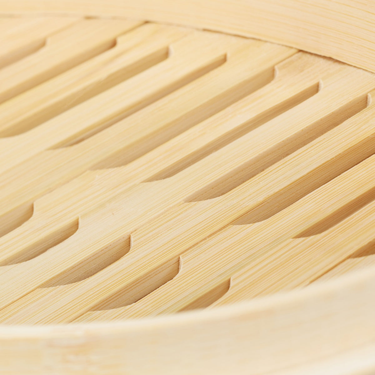 Bamboo steamer with 24 cm diameter