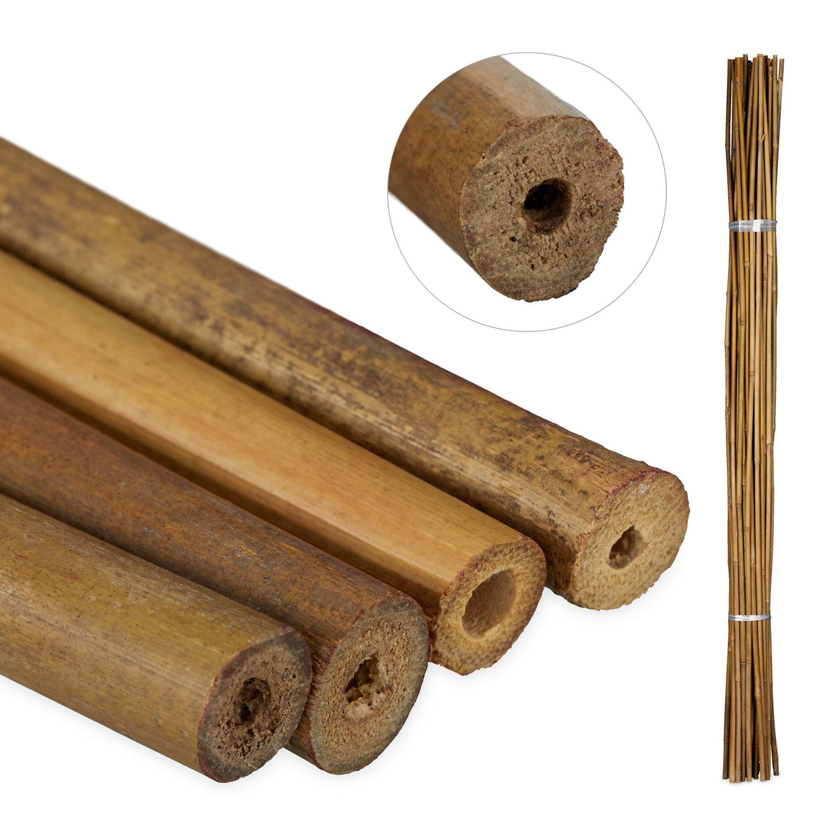 Bamboo sticks 120 cm in a set of 40