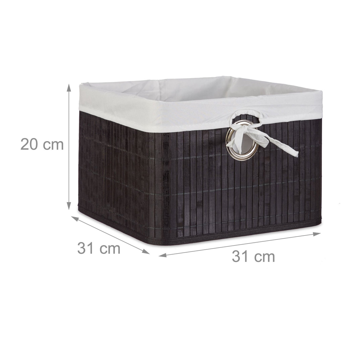 Bamboo storage basket