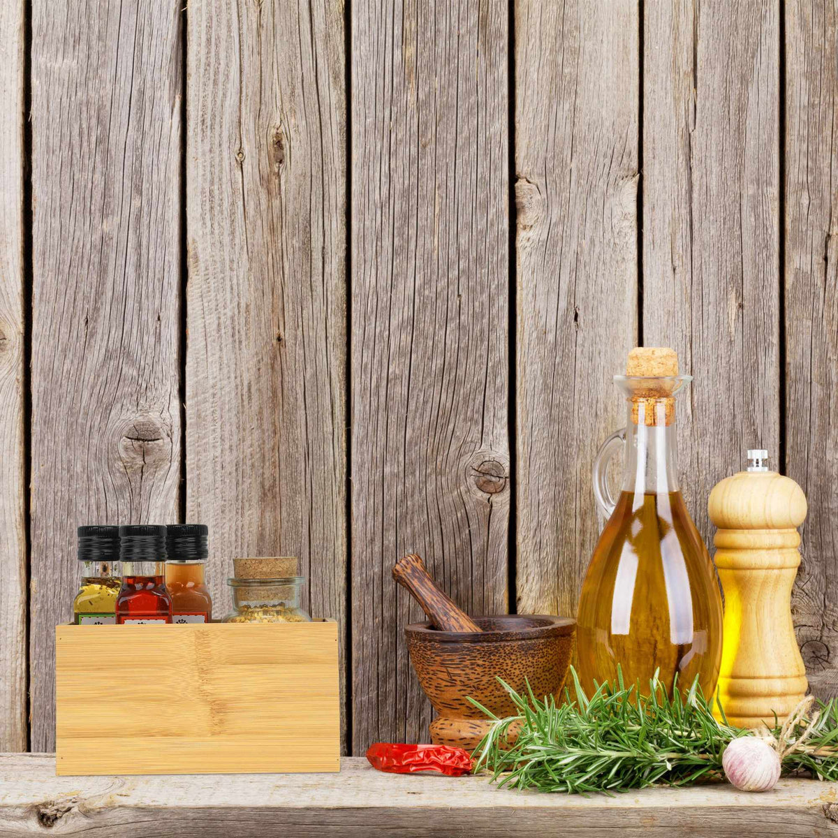 Bamboo storage box