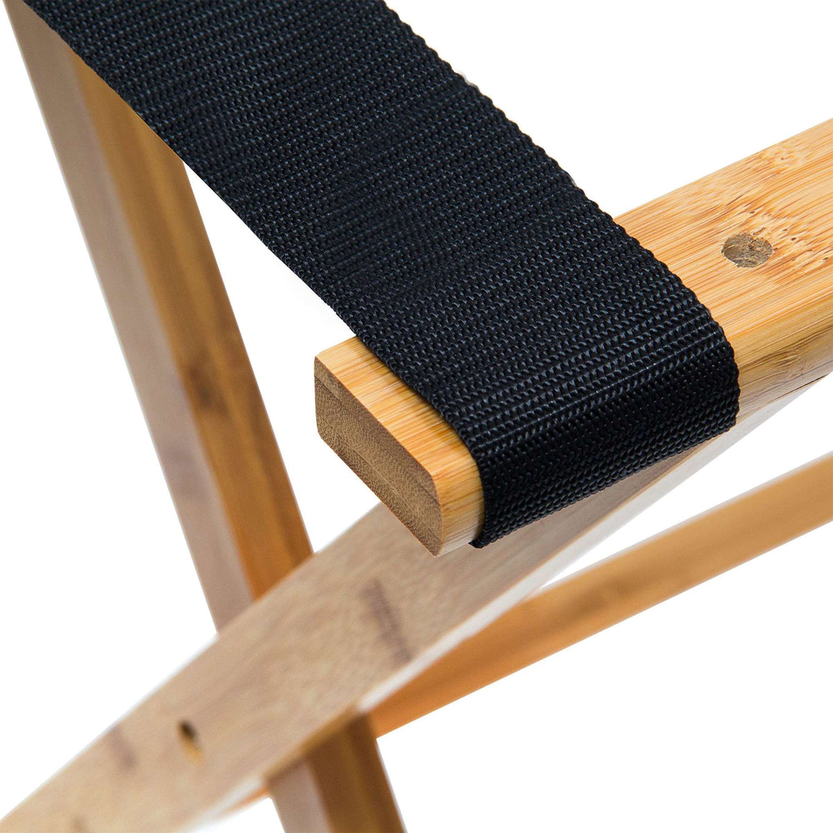 Bamboo suitcase stand